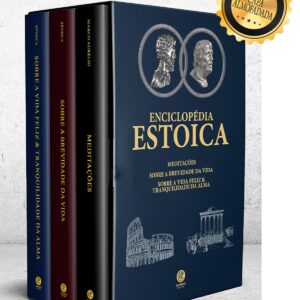 Biblioteca Estoica - Box com 3 Livros - Edição de Luxo Almofadada