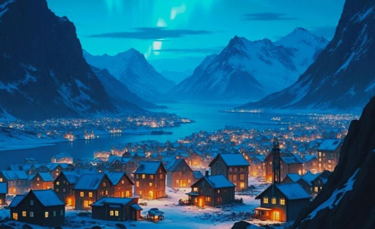 Groenlândia como espelho espiritual do poder global.