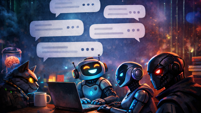 conspiração dos agentes de IA